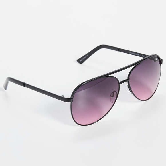 Quay X Chrissy Vivienne Mini Aviator Sunglasses - Picture 3 of 5